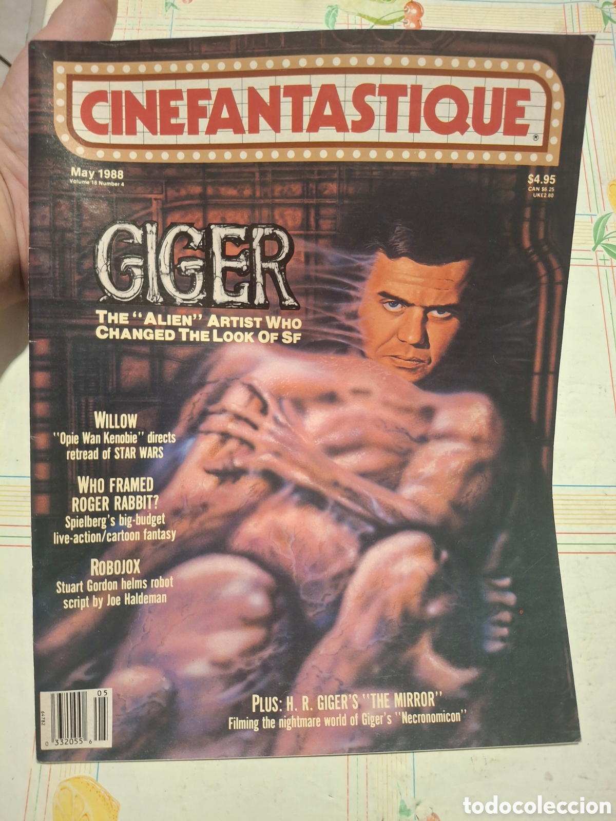 Cine: Revista - Cinefantastique Vol 18 n&ordm; 2 - H. R. Giger Alien - Willow, Roger Rabbit - Importacion