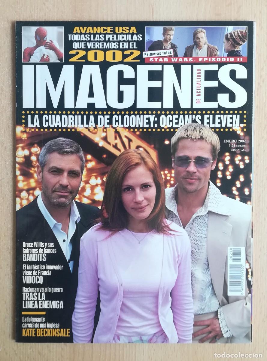 Cine: Im&aacute;genes de actualidad N&ordm; 210. Enero 2002. Star Wars II. Oceans eleven. The time machine. E.T.