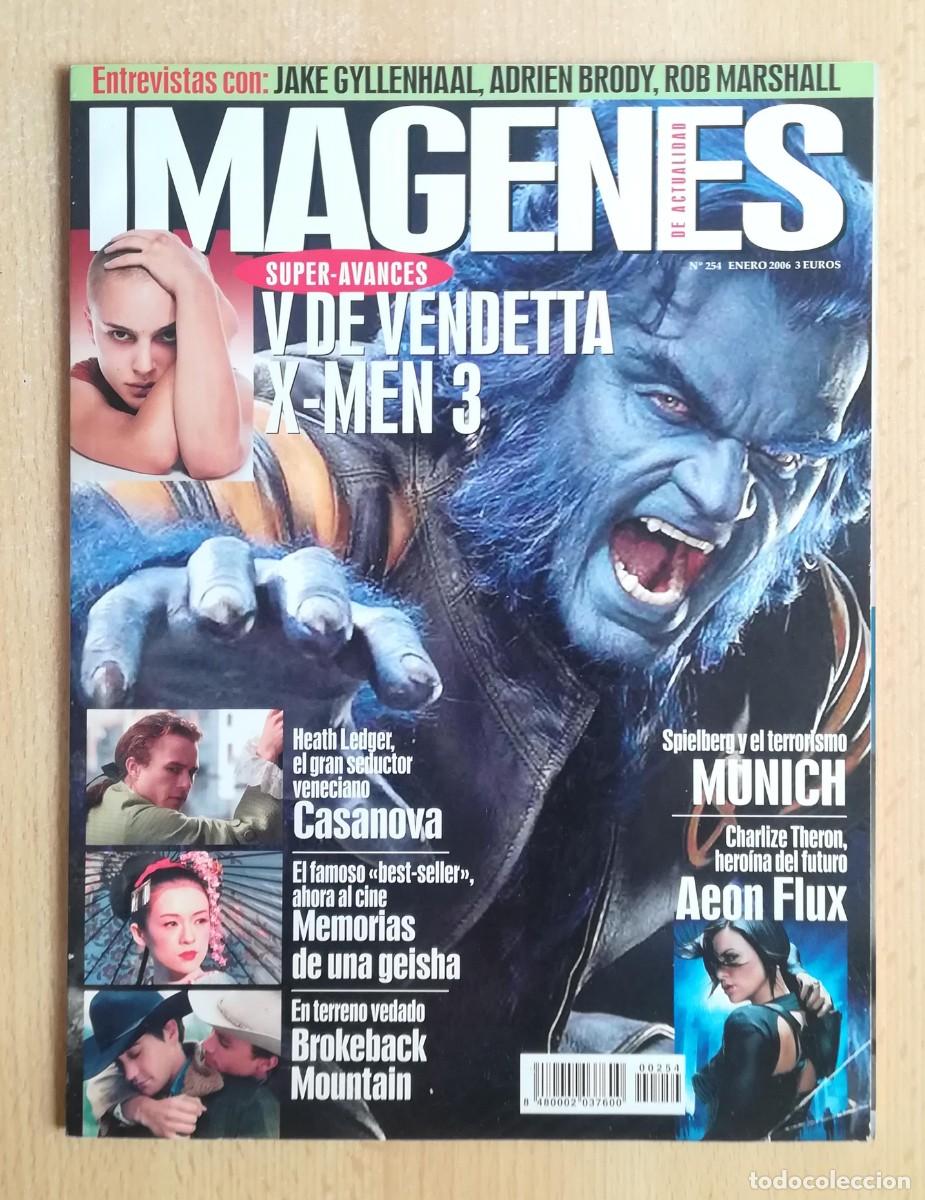 Cine: Im&aacute;genes de actualidad N&ordm; 254. Enero 2006. Alatriste. X-Men 3. V de Vendetta. Firewall. Aeonflux....