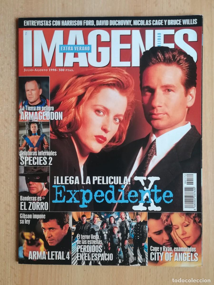 Cine: Im&aacute;genes de actualidad N&ordm; 172. Julio-Agosto 1998. Mulan. Terminator. Armageddon. Expediente X...