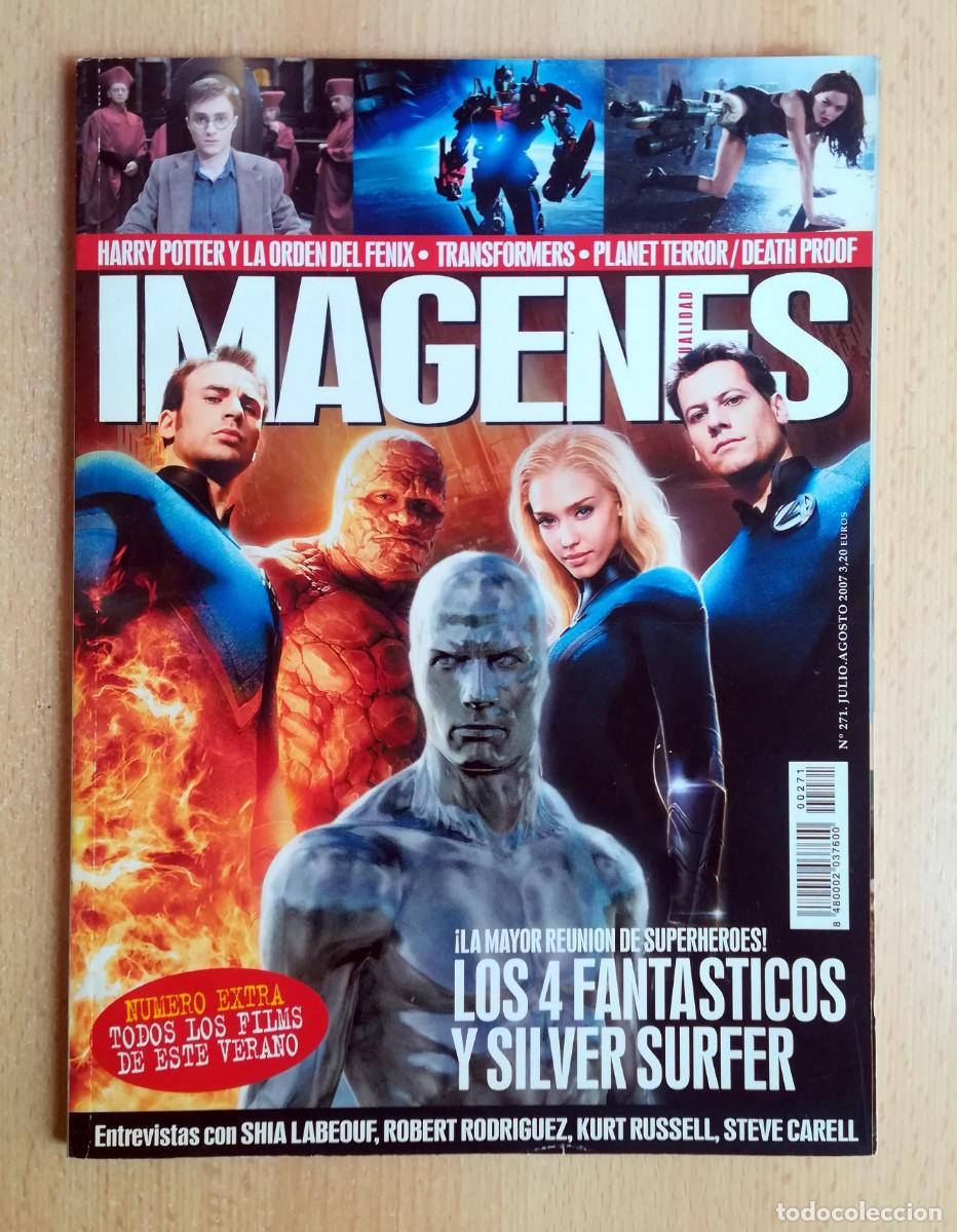 Cine: Im&aacute;genes de actualidad N&ordm; 271. Julio-Agosto 2007. El cazador. Grindhouse. Los Simpson. Transformers.