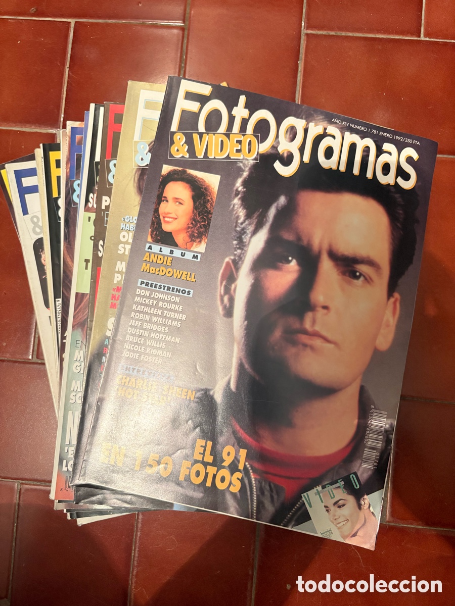 Cine: Lote Fotogramas 1992 Completo, N&uacute;meros: 1781 1782 1783 1784 1785 1786 1787 1788 1789 1790 1791 1792