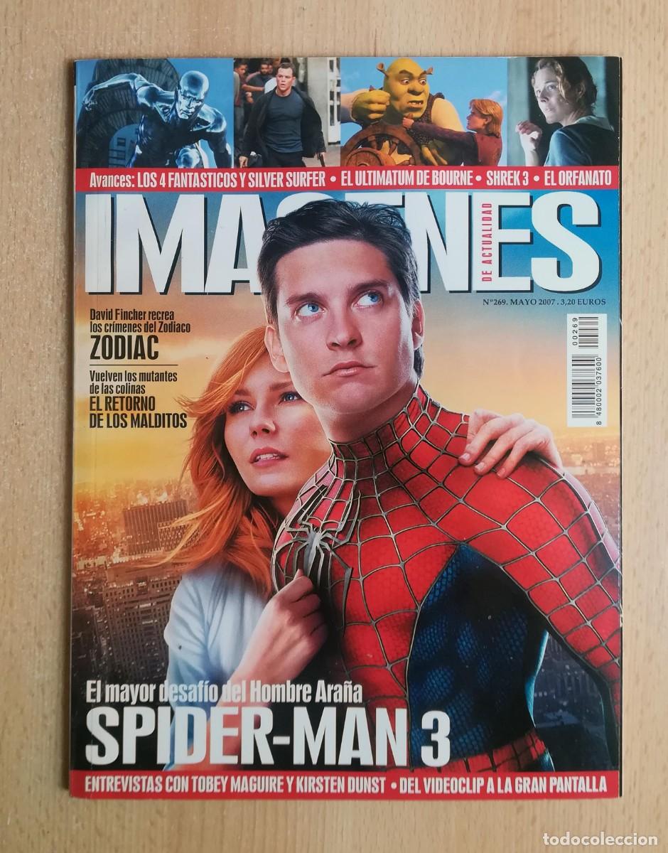 Cine: Im&aacute;genes de actualidad N&ordm; 269. Mayo 2007. Spider-Man 3. Silver Surfer. Shrek tercero. Zodiac...