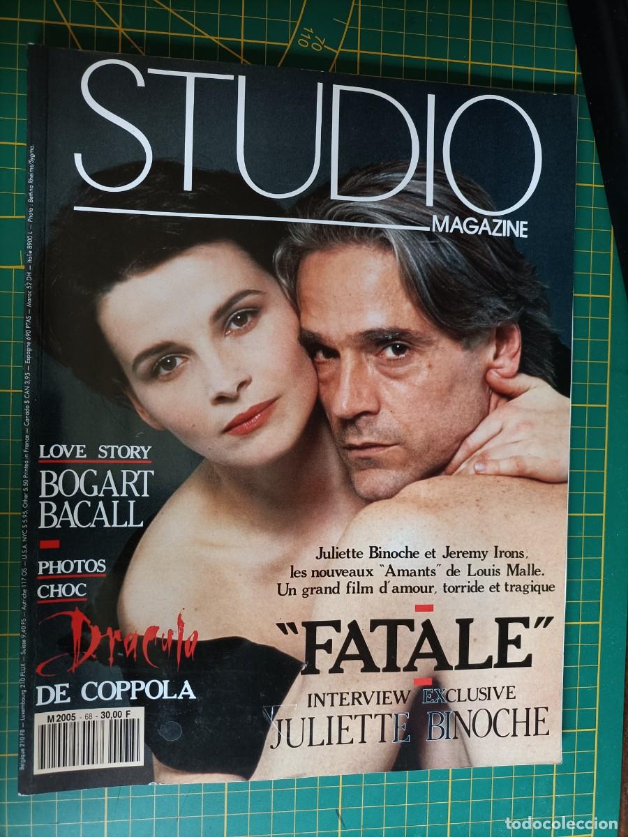 Cine: STUDIO N&ordm; 68 Decembre 1992 Juliette Binoche Jeremy Irons Coppola