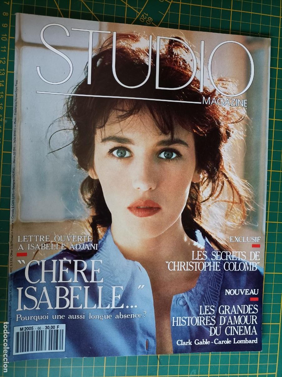 Cine: STUDIO MAGAZINE N&ordm; 66 Octobre 1992 Isabelle Adjani Meryl Streep