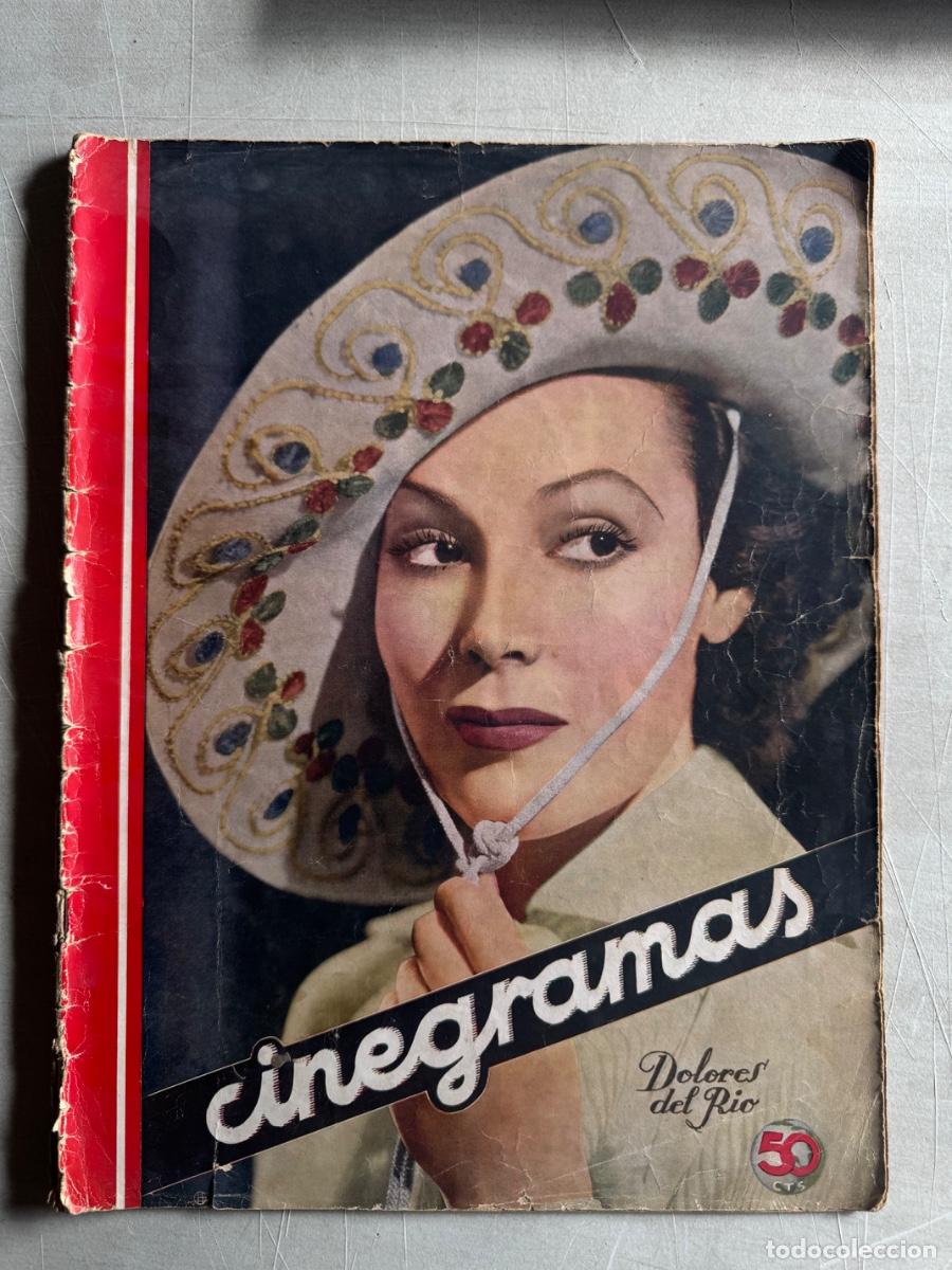 Cine: Revista Cinegramas, Robert Montgomery , Colette Darfeuil, A&ntilde;o 1935