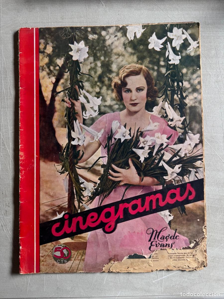 Cinema: Revista Cinegramas, Will Rogers , Rosita Lopez, A&ntilde;o 1935