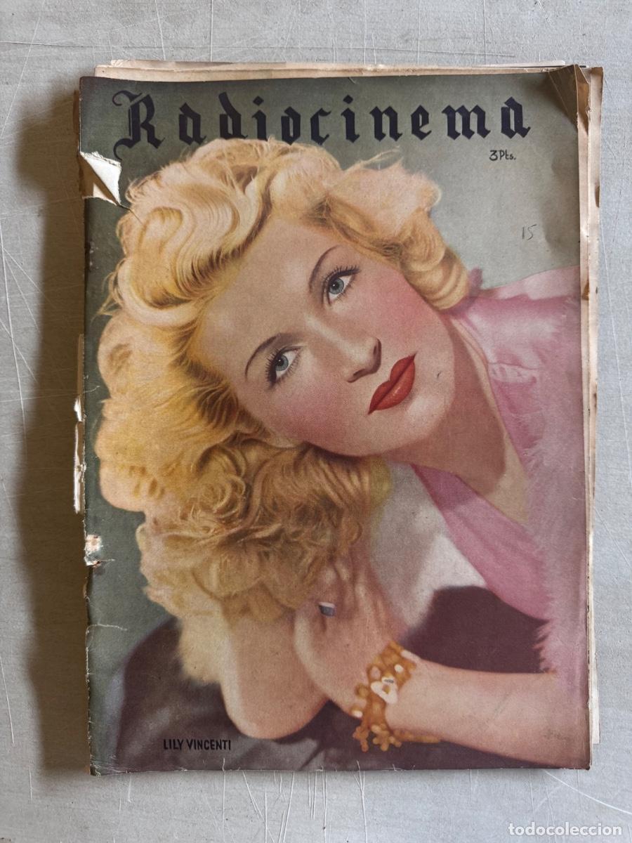 Cine: Revista Radiocinema, Lily Vincenti , Mari Carrillo, A&ntilde;o 1943