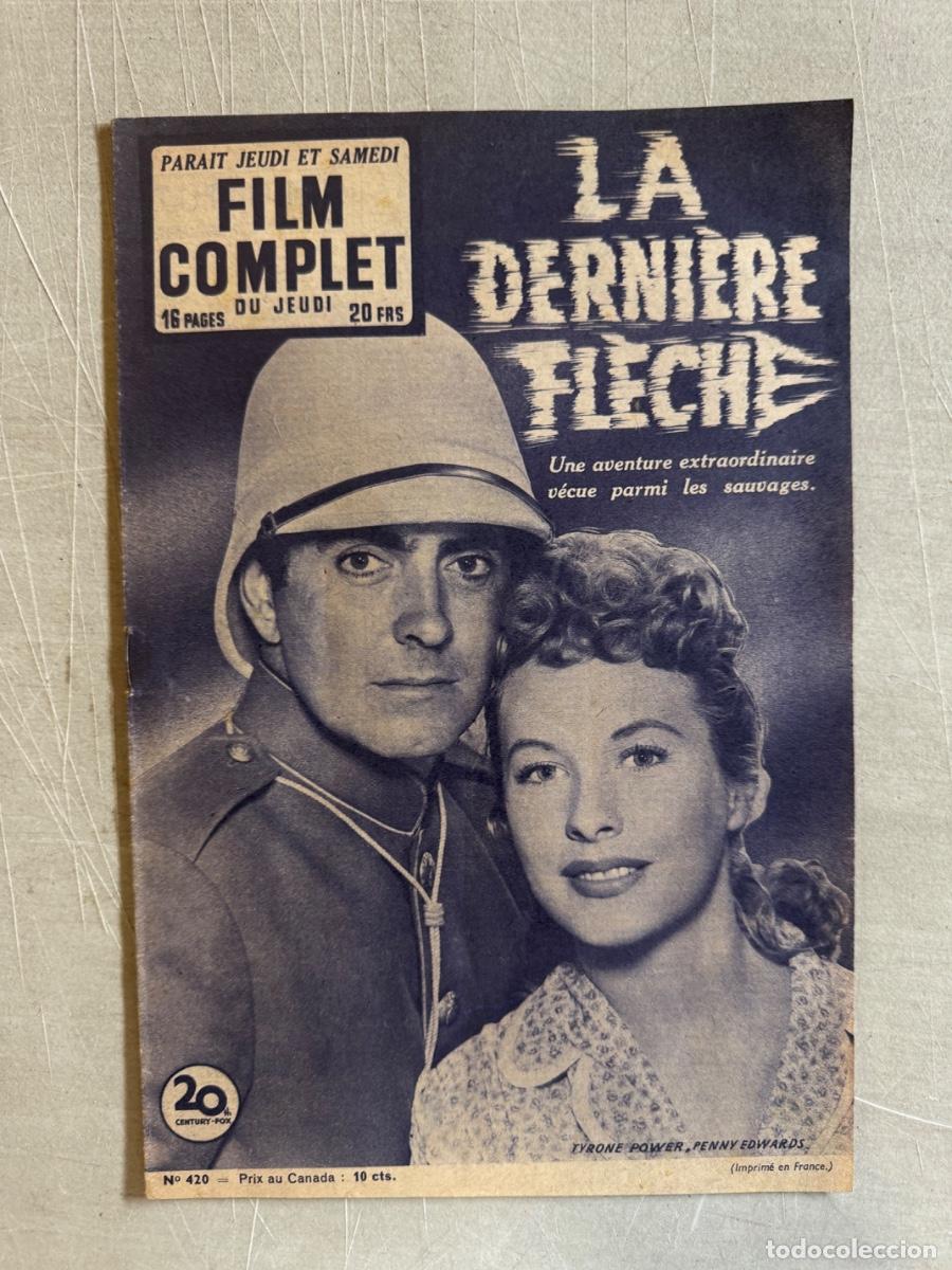 Cine: Revista Francesa Film Complet, La Derniere Flech , A&ntilde;o 1953