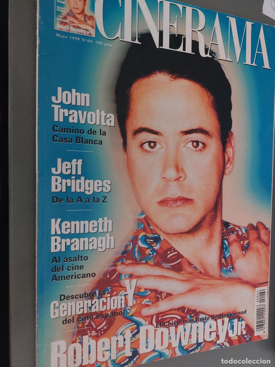 Cine: 69 Cinerama. Revista de cine. Robert Downey Jr. Buen estado. R&uacute;stica. e14 a