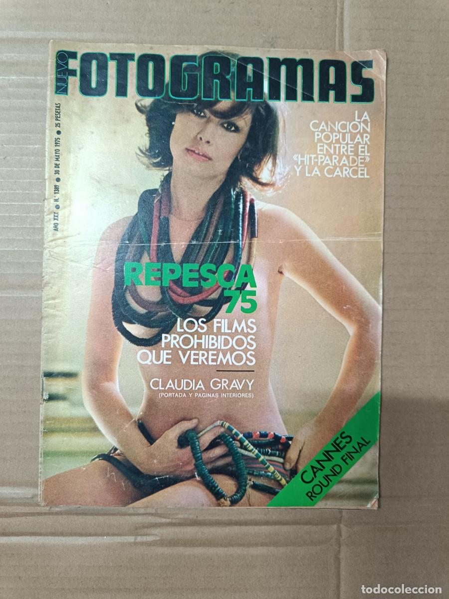 Cine: ANTIGUA REVISTA DE CINE FOTOGRAMAS, 1975 EPOCA DESTAPE, FILMS PROHIBIDOS, ORNELLA MUTI TRANSICION P3