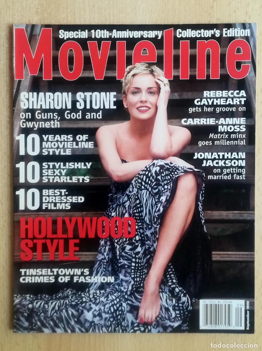 Cine: Revista Movieline. Septiembre 1999. Sharon Stone. Rebecca Gayheart. Carrie-Anne Moss...