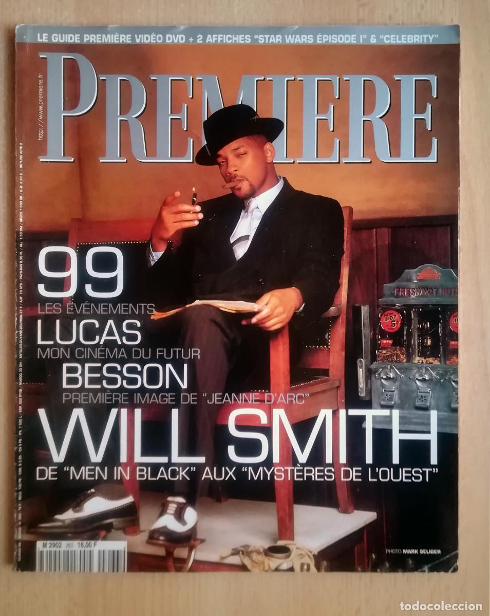 Cinema: Revista Premiere. Febrero 1999. Will Smith. Jackie Chan. Psicosis. La familia Addams. John Landis...