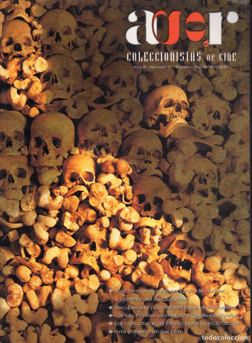 Cine: AGR Coleccionistas de Cine N&uacute;mero 11. Septiembre 2001.