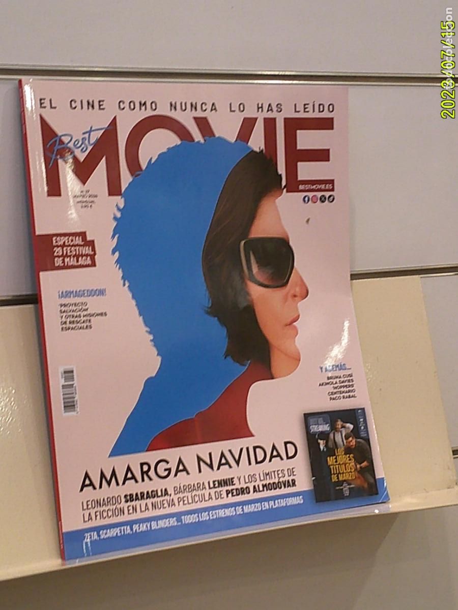 Cine: REVISTA BEST MOVIE N&ordm; 37 MARZO 2026 AMARGA NAVIDAD PEDRO ALMODOVAR
