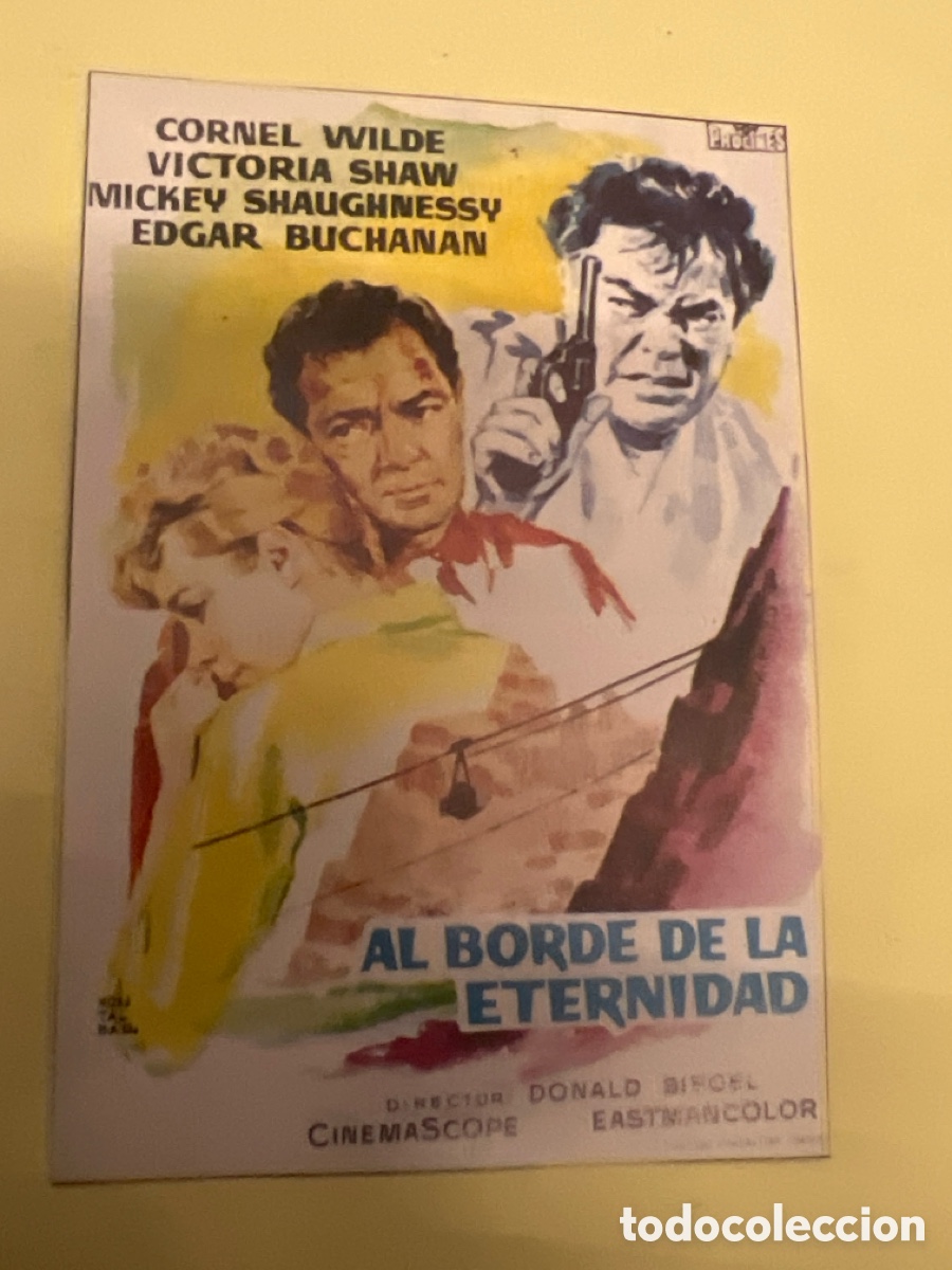 Cine: T1/F2/X3. FOLLETO DE CINE - AL BORDE DE LA ETERNIDAD