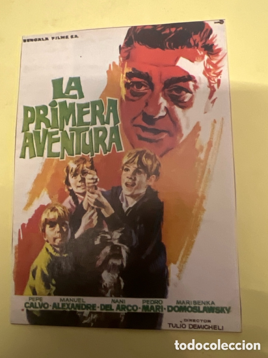 Cine: T1/F2/X6. FOLLETO DE CINE - LA PRIMERA AVENTURA