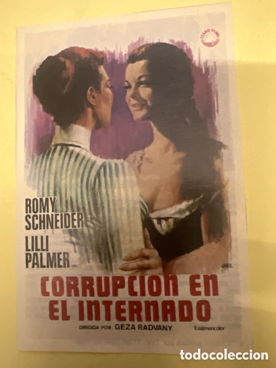 Cine: T1/F2/X8. FOLLETO DE CINE - CORRUPCI&Oacute;N EN EL INTERNADO
