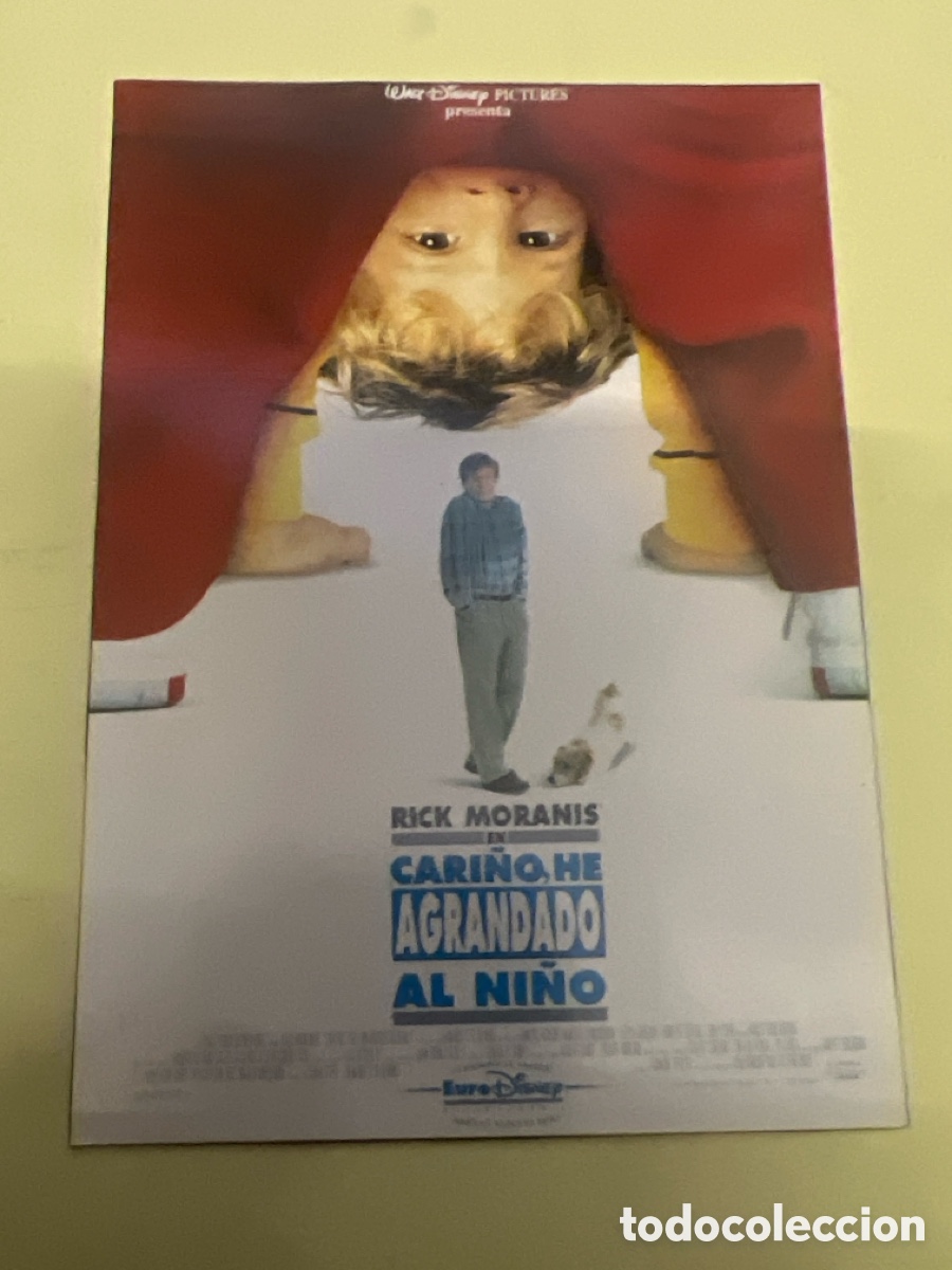 Cine: T1/F2/X12. FOLLETO DE CINE - CARI&Ntilde;O HE AGRANDADO AL NI&Ntilde;O