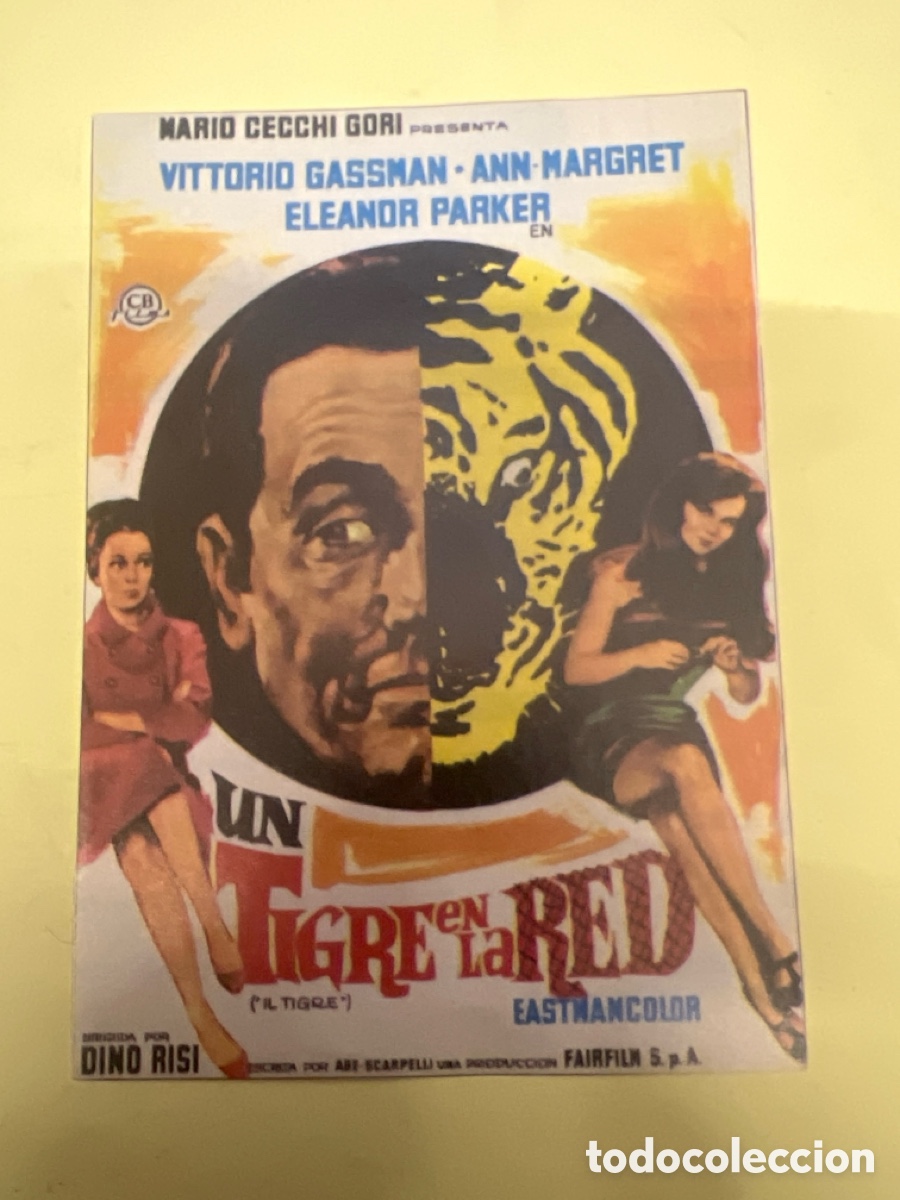 Cine: T1/F2/X13. FOLLETO DE CINE - UN TIGRE EN LA RED
