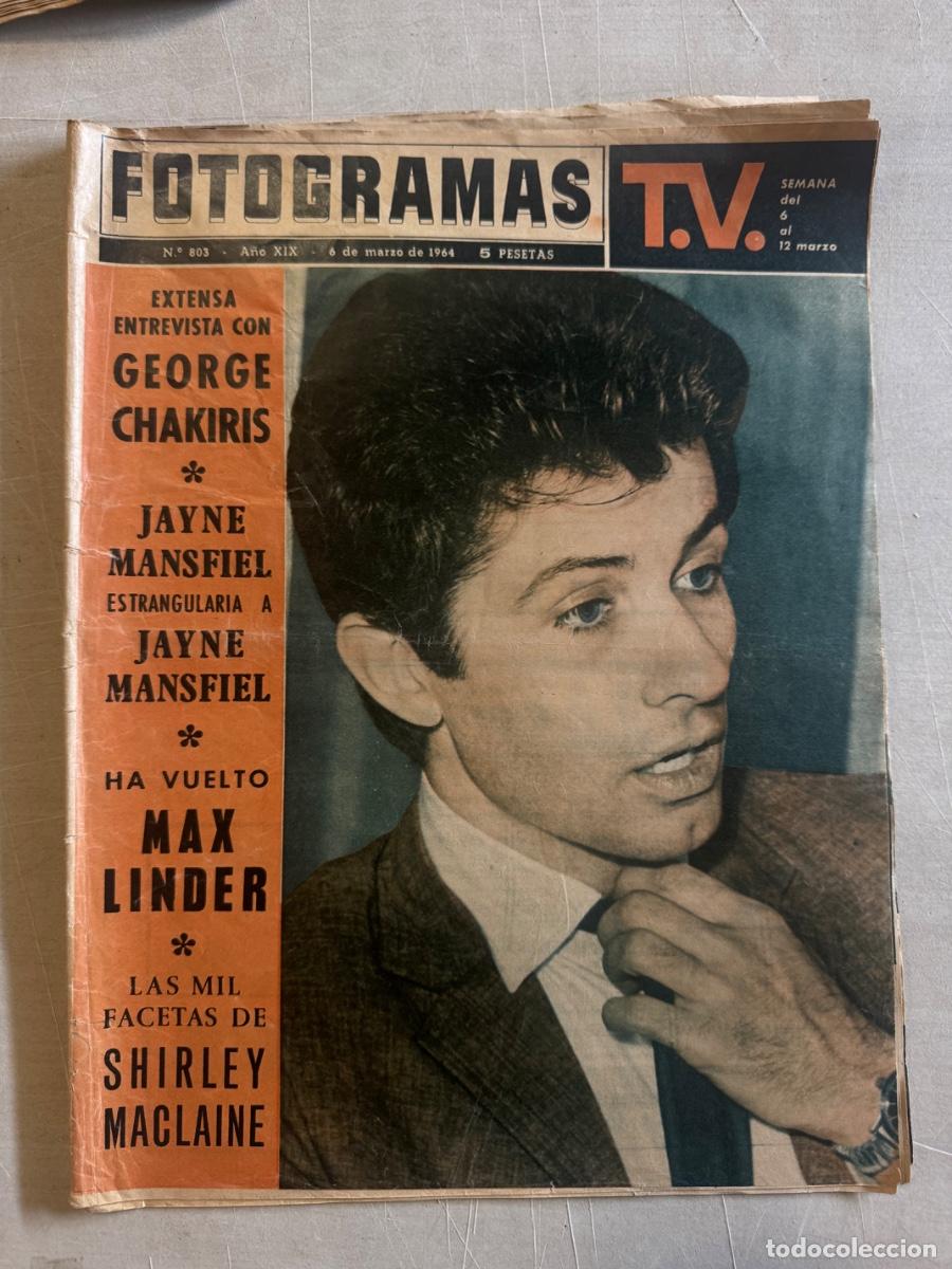 Cine: Revista Fotogramas, George Chakiris, Jayne Mansfiel, A&ntilde;o 1964