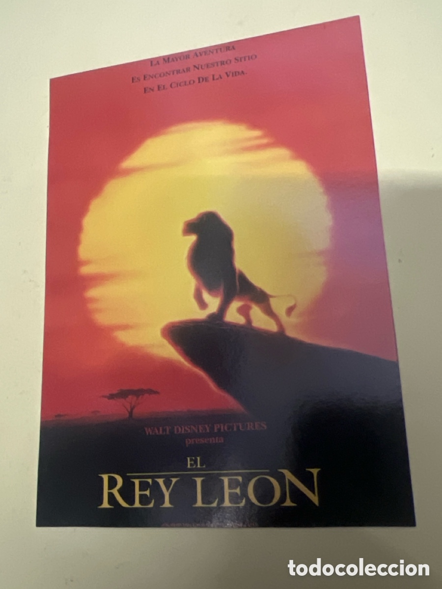 Cine: T1/F2/X17. FOLLETO DE CINE - EL REY LEON