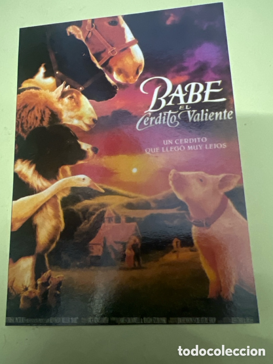 Cine: T1/F2/X20. FOLLETO DE CINE - BABE - EL CERDITO VALIENTE
