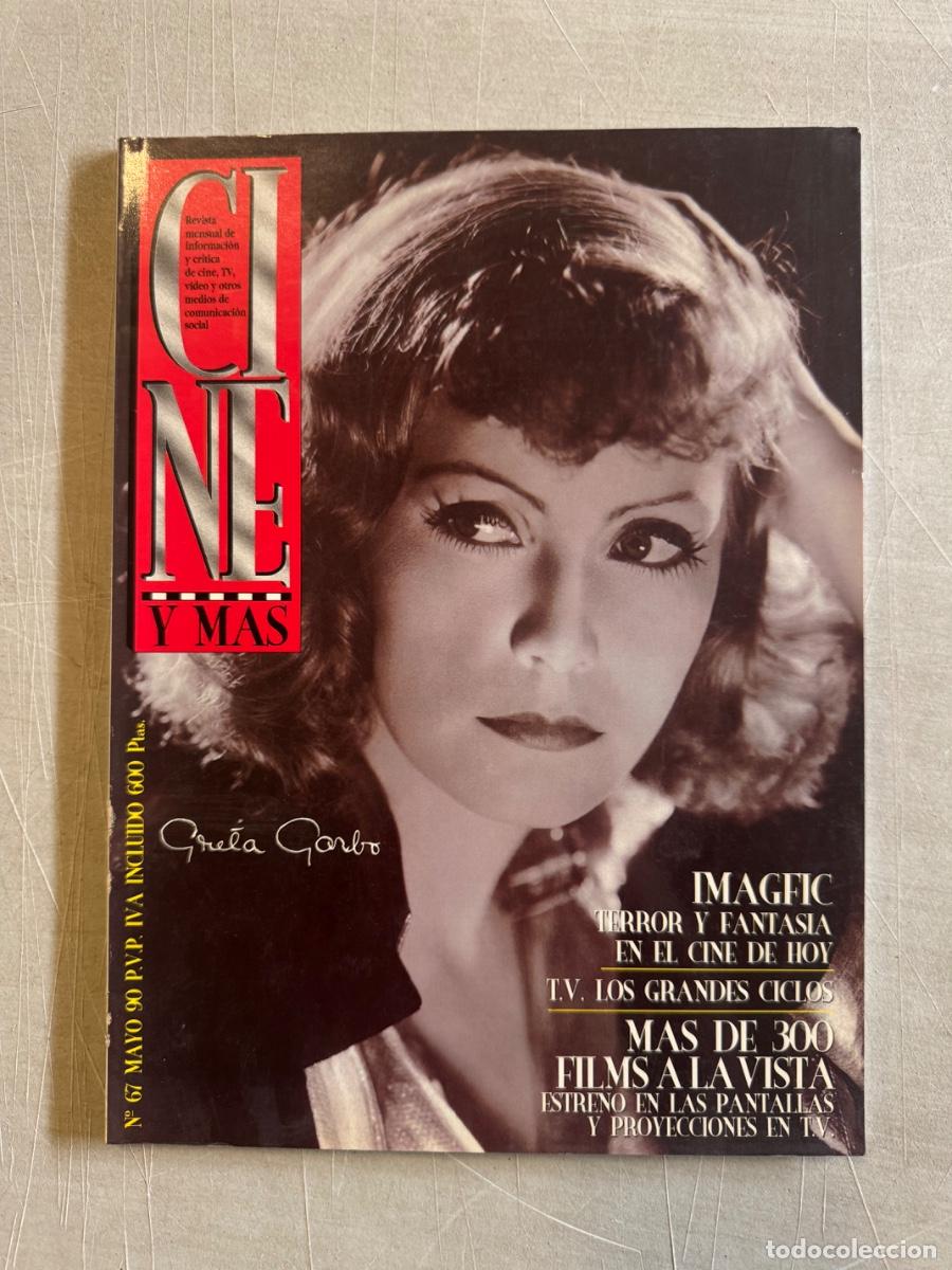 Cine: Revista Cine y Mas, Greta Garbo, Michael Power, A&ntilde;o 1990