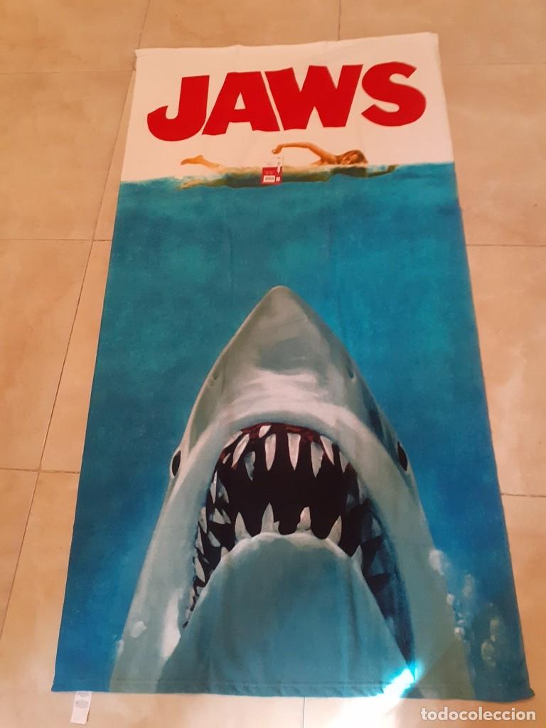 Cine: TOALLA JAWS TIBURON DE SPIELBERG - 90 X 170 CM - 100% POLIESTER