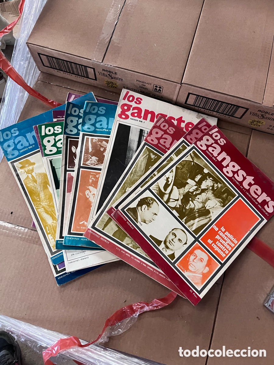 Cine: Revistas de la colecci&oacute;n Los Gangsters