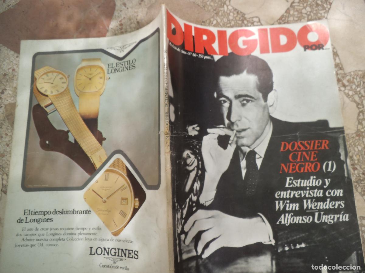 Cine: dirigido por n&ordm; 60, dossier cine negro (1), estudio entrevista wim wenders, alfonso ungria