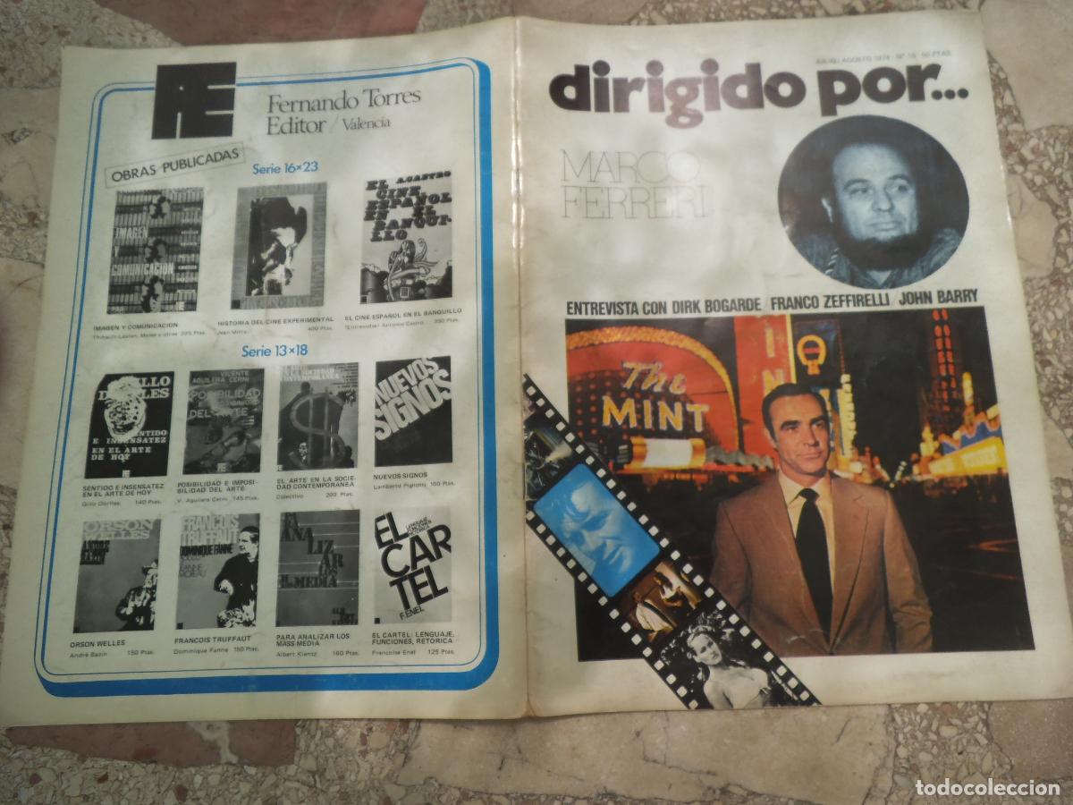 Cine: dirigido por n&ordm; 15, marco ferreri, franco zeffirelli, john barry, dirk bogarde