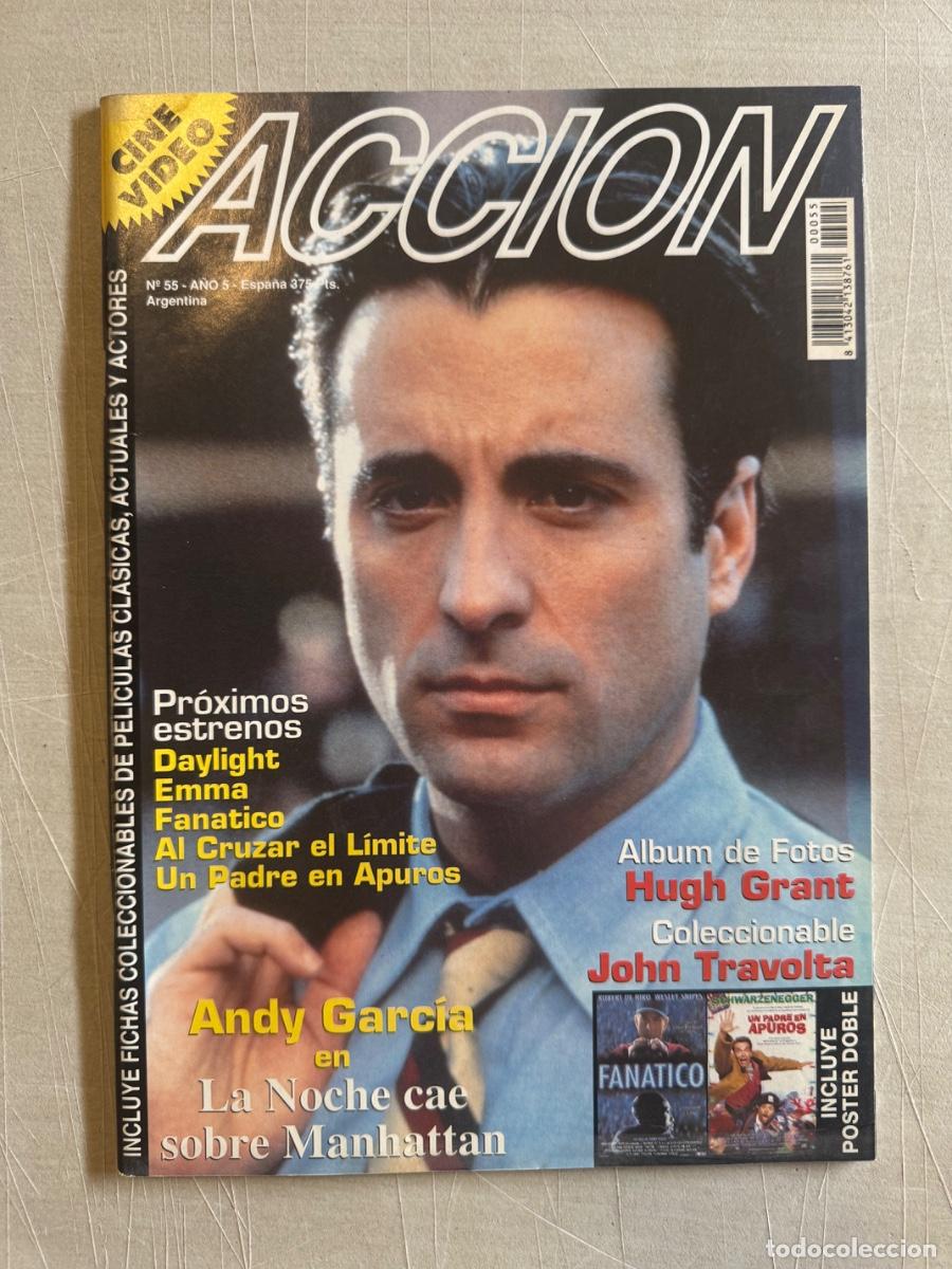 Cine: Revista Accion, Andy Garcia, John Travolta, A&ntilde;o 1992