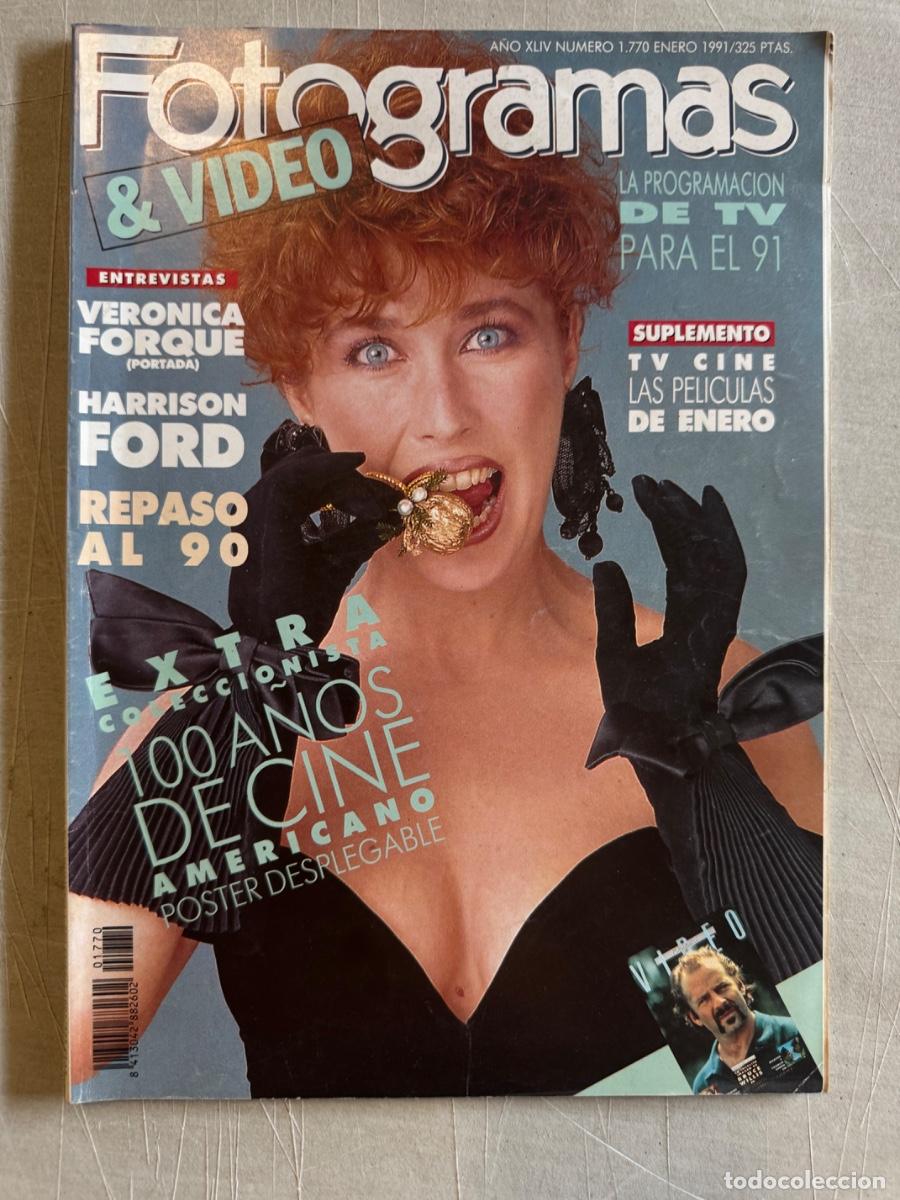 Cine: Revista Fotogramas, Veronica Forque, Harrison Ford, A&ntilde;o 1991