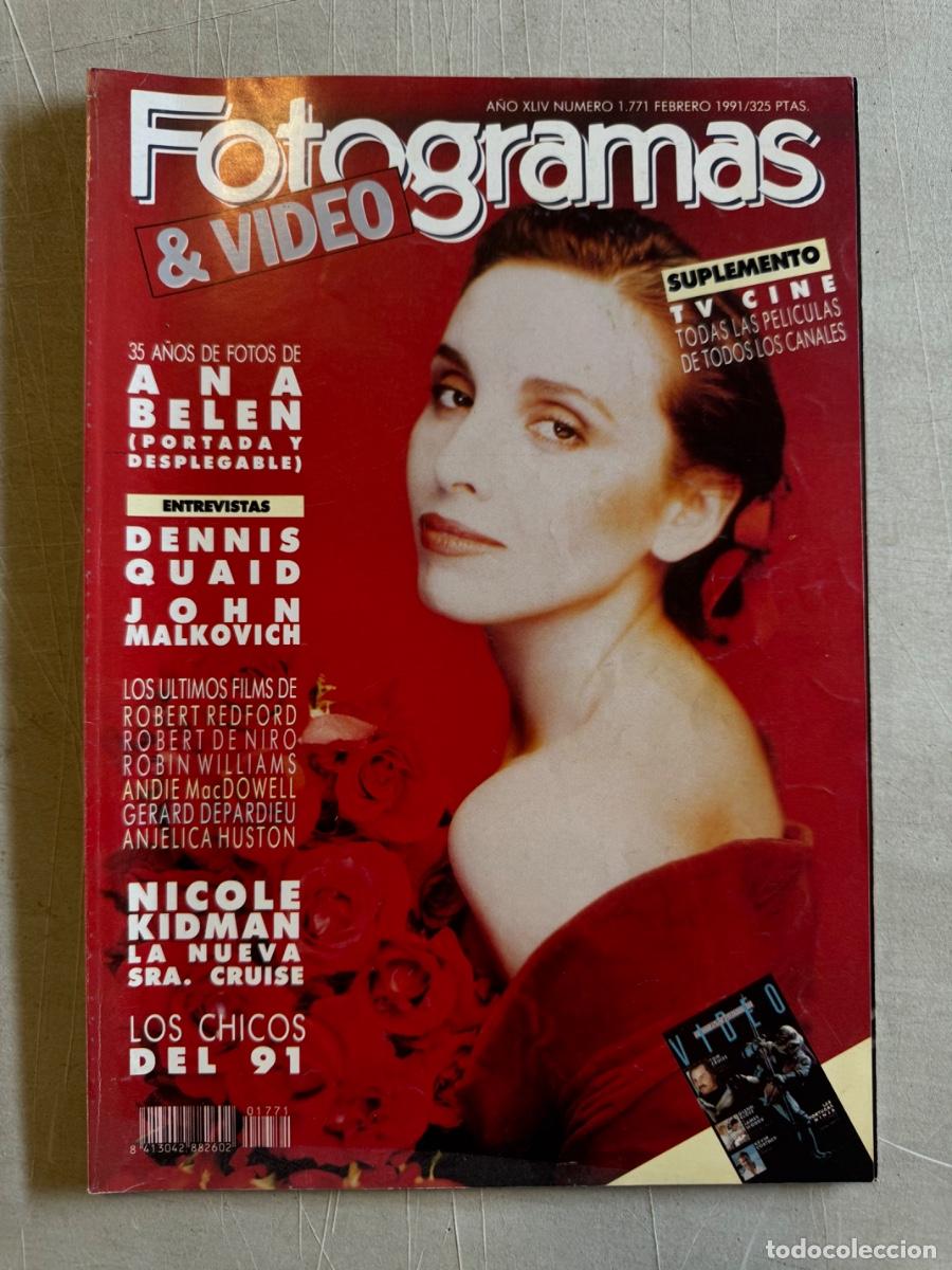 Cine: Revista Fotogramas, Ana Belen, Dennis Quaid, A&ntilde;o 1991