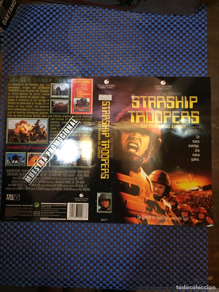 Cine: Caratula Starship Troopers, las brigadas del espacio