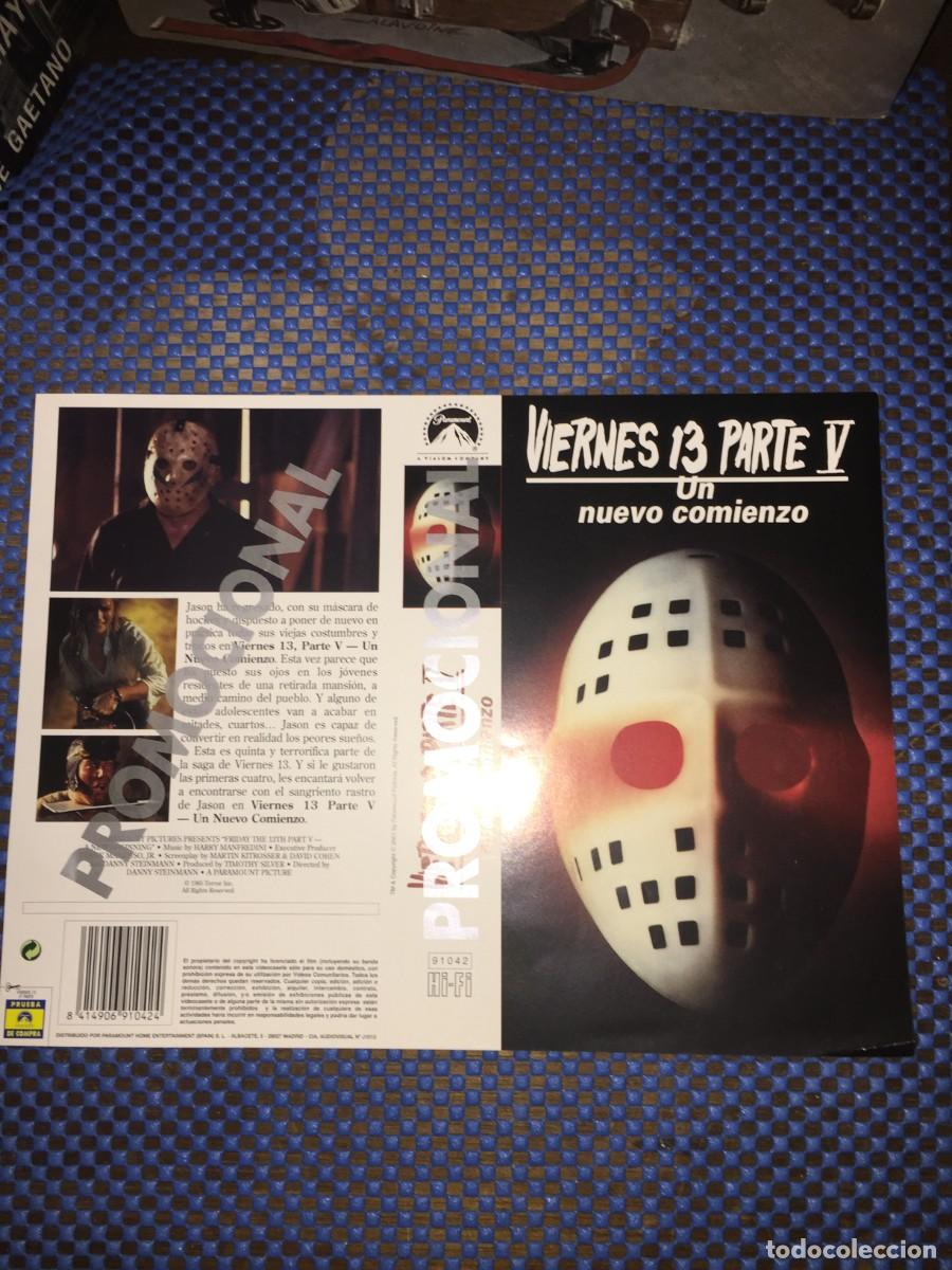 Cine: Caratula Viernes 13 Parte V un nuevo comienzo