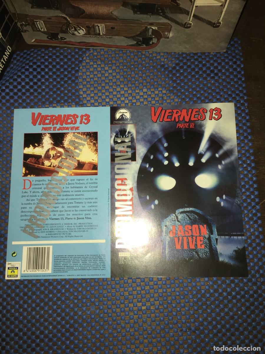 Cine: Caratula Viernes 13 Parte VI Jason vive