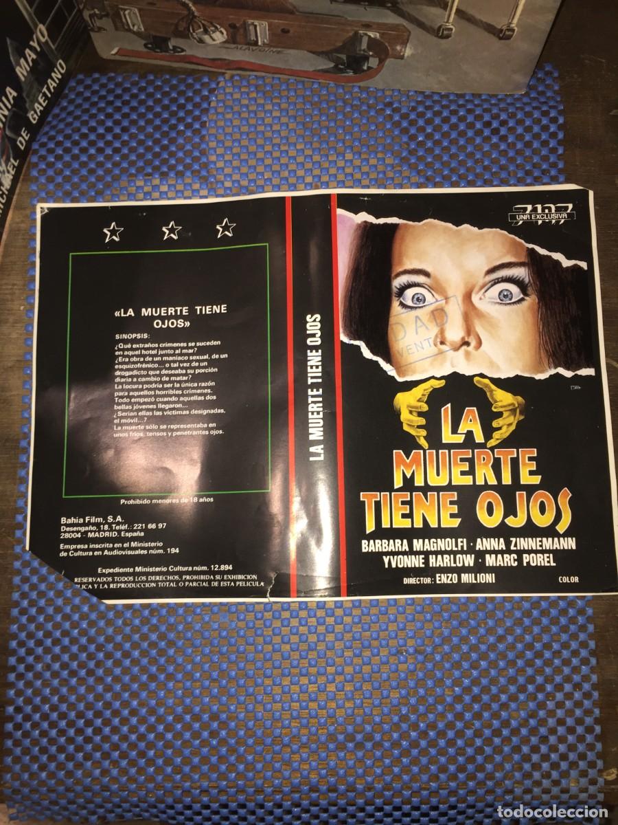 Cine: Caratula la muerte tiene ojos