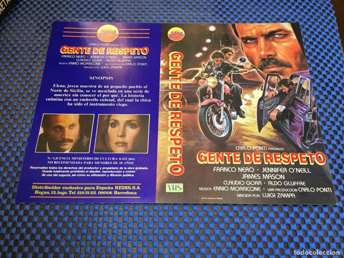 Cine: Caratula Gente de respeto - Luigi Zampa - C.peq.