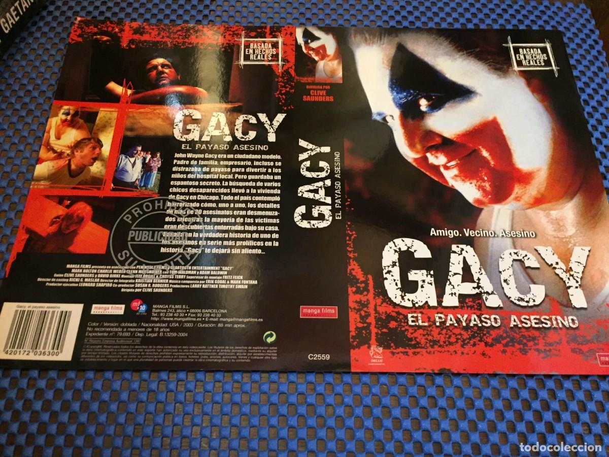 Cine: Caratula Gacy el payaso asesino