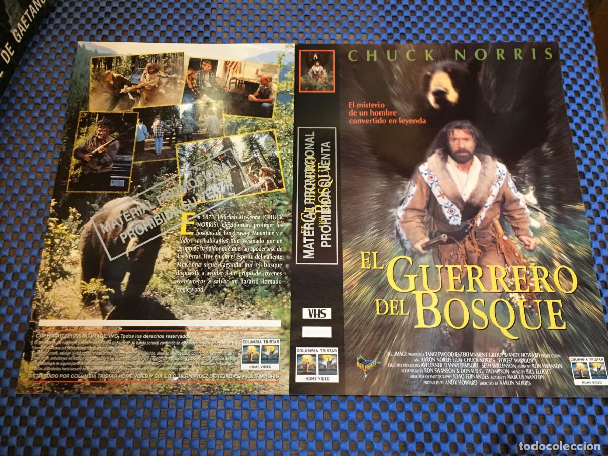 Cine: Caratula El guerrero del bosque - Chuck Norris