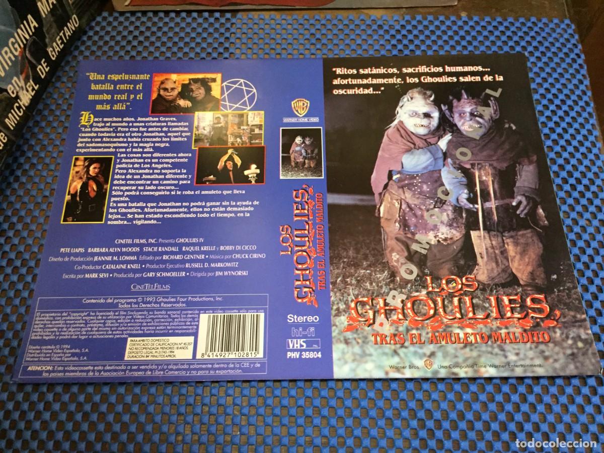 Cine: Caratula Los Ghoulies, tras el amuleto maldito