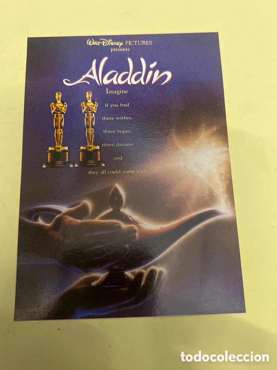 Cine: T1/F2/X24. FOLLETO DE CINE - ALADDIN