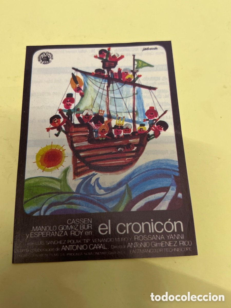 Cine: T1/F2/X26. FOLLETO DE CINE - EL CRONICON