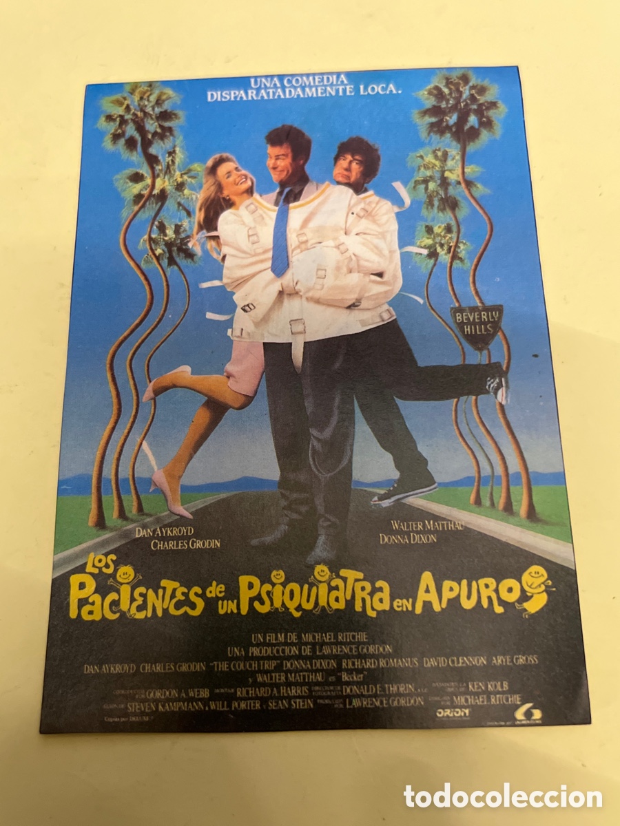 Cine: T1/F2/X33. FOLLETO DE CINE - LOS PACIENTES DE UN PSIQUIATRA EN APUROS