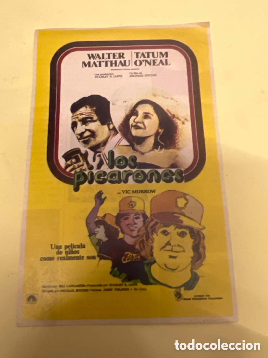 Cine: T1/F2/X34. FOLLETO DE CINE - LOS PICARONES