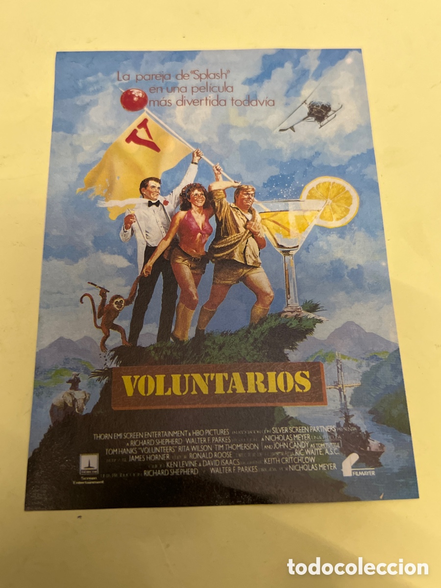 Cine: T1/F2/X42. FOLLETO DE CINE - VOLUNTARIOS