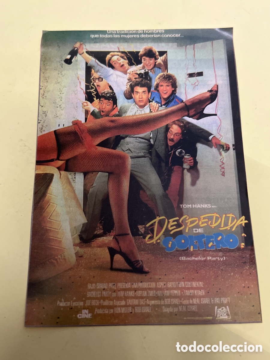 Cine: T1/F2/X45. FOLLETO DE CINE - DESPEDIDA DE SOLTERO