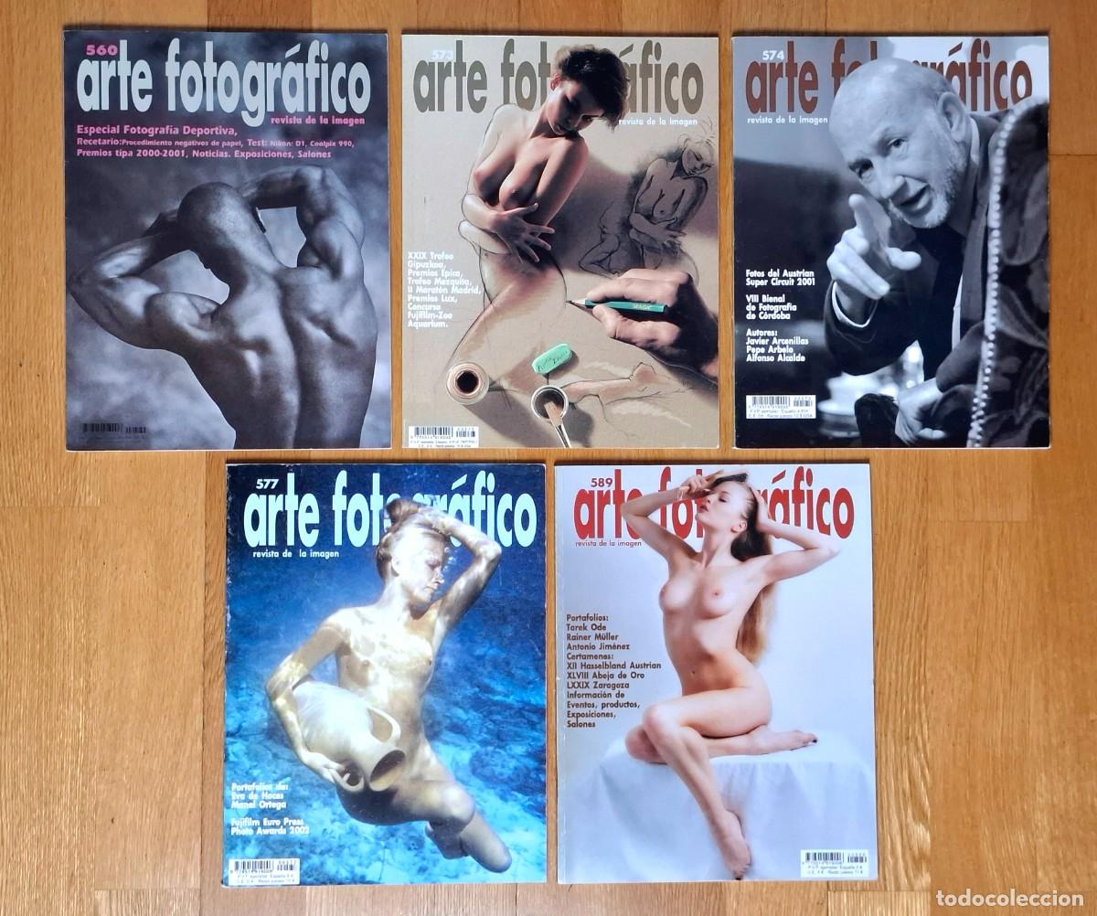 Cine: Lote de 5 revistas de ARTE FOTOGRAFICO